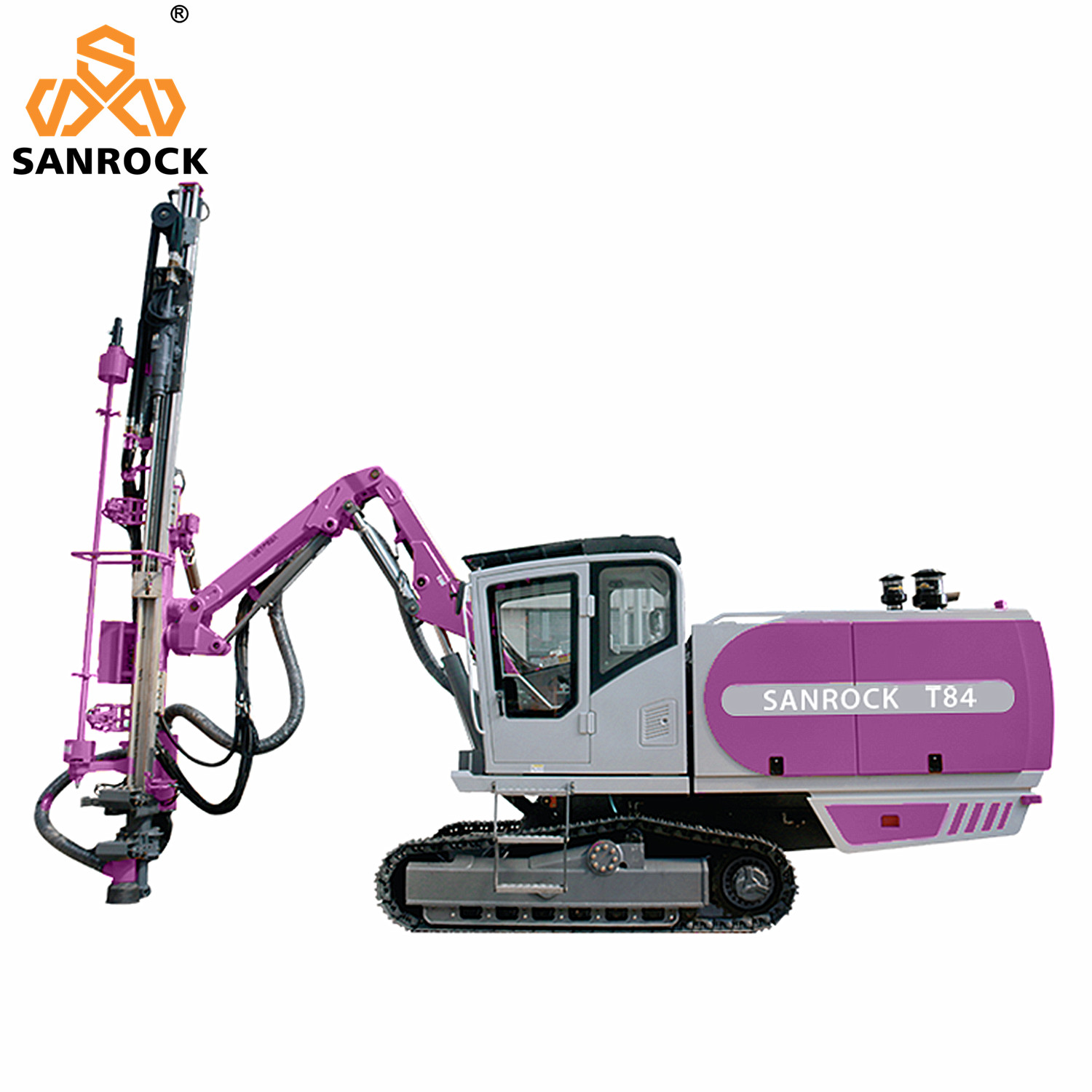 Automatic Top Hammer Drill Rig T83 Mining Blast Hole Hydraulic Crawler