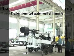 Trailer Mounted Water Well Drilling Rig