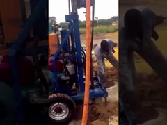 Small water well drilling rig machine