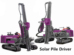 Solar Pile Driver Hydraulic Pile Driving Equipment Crawler Screw Pile Driver Machine