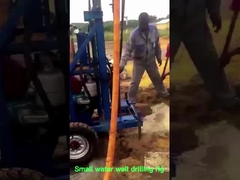Borehole Water Drilling Rig Deep 100m Portable Hydraulic Water Well Drilling Rig