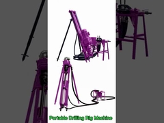 Horizontal Borehole Drilling Rig Portable DTH Drilling Machine Hydraulic Drilling Rig