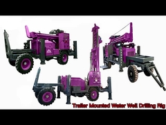 Trailer Mounted Water Well Drilling Rig Hydraulic Water Well Drilling Rig