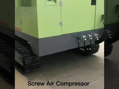 Crawler Screw Air Compressor High Pressure Mining Air Compressor Machine