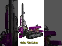 Rotary Pile Driver Machine Hydraulic Screw Pile Driving Rig Photovoltaic Solar Pile Driver