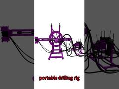 Portable Drilling Rig Horizontal Directional Drilling Machine Hydraulic Pneumatic Drill Rig