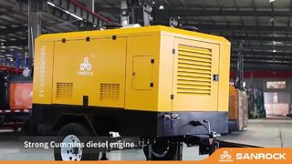 Screw Air Compressor High Pressure Air Compressor Water Well Screw Air Compressor Machine 