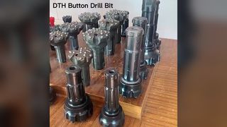 Mining Rock Drilling Bit Button Drilling Bit High Air Pressure DTH Hammer Drill Bit  