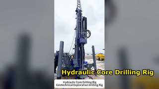 Diamond Core Drilling Rig 500m Depth Exploration Drilling Machine Hydraulic Core Drilling Rig
