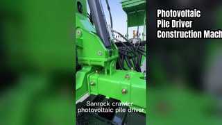 Photovoltaic Pile Driver Highway Guardrail Construction Machinery Crawler Pile Driving Rig