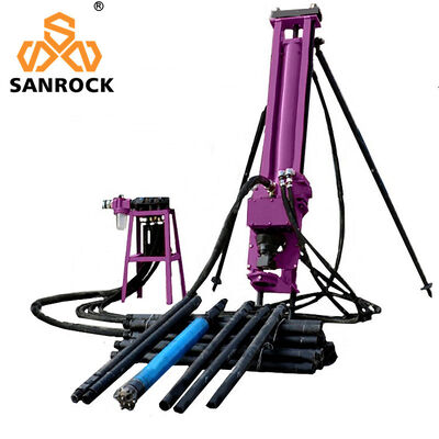 Quality  Portable Bucket DTH Drilling Rig Machine SRQD70 Mining Borehole Rotary Drilling Rig factory