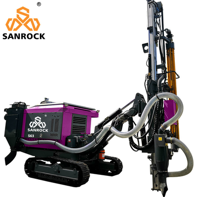 Quality  Hydraulic Rotary Borehole Integrated Drilling Equipment Mining Crawler DTH Drilling Rig factory