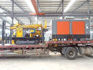 Borehole Crawler Drilling Rig Water Drilling Rig Machine With Air Compressor