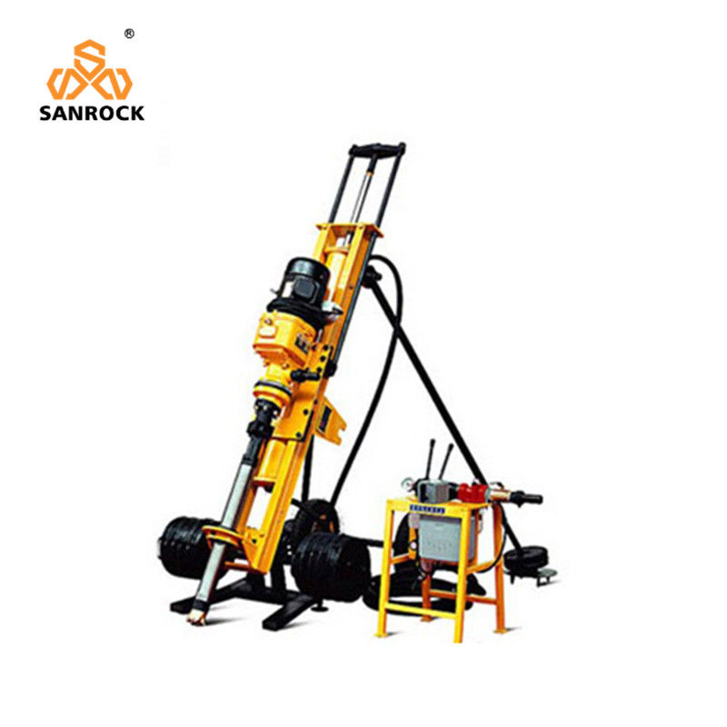 4KW Electric Motor Small Air Controlled DTH Drilling Rig