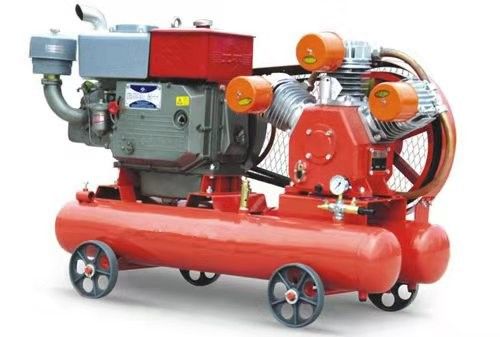 Energy Saving Diesel Powered Air Compressor / Rock Drill Compressor Long Service Life