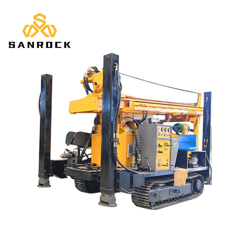 200m Borehole Portable Crawler Drilling Rig Diesel Dth Water Well Drilling Rig Machine