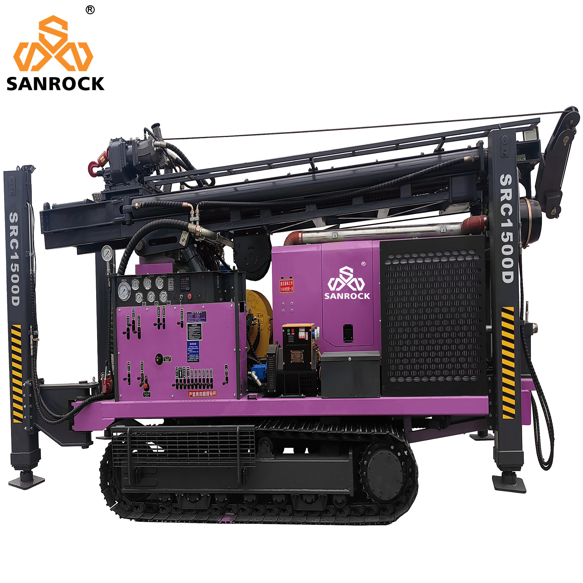 Daimond Rig Diamond Core Drilling Rig 1500m Exploration Hydraulic Rotary Core ...