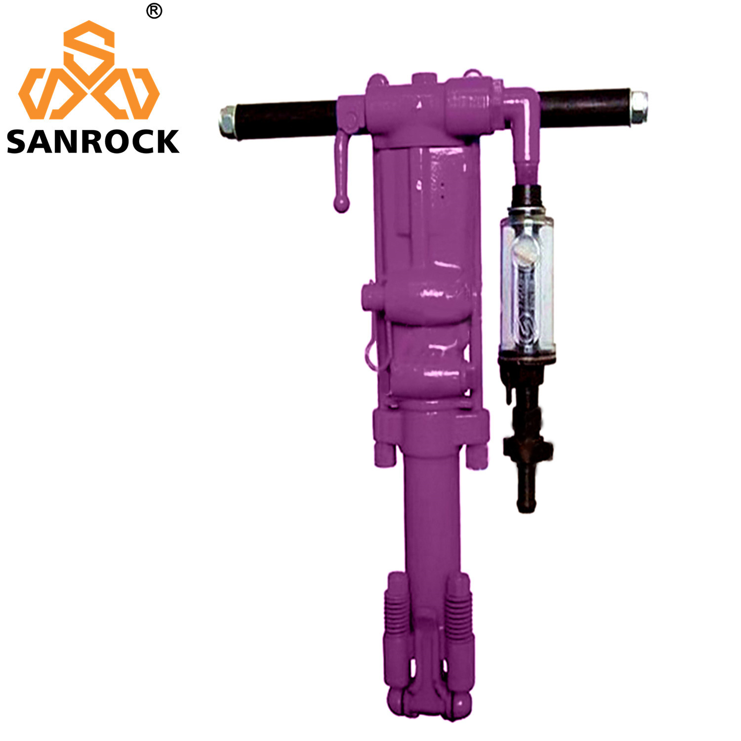 Hand Held Air Leg Jack Hammer Pneumatic Rock Drill YT24 Small Rock ...