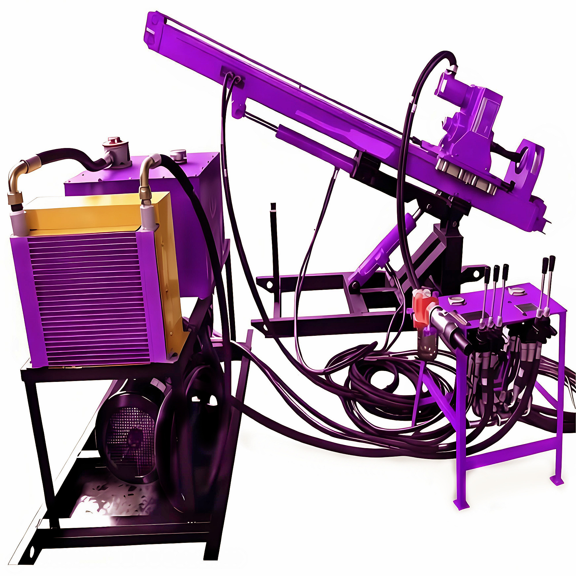 Compact Oil Rig Portable DTH Drilling Rig - Compact Hydraulic Mining Machine