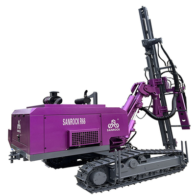 Surface Drilling Machine Mining DTH Drilling Rig Rotate Speed 180r/min Crawler Drilling Rig