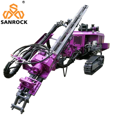 Hydraulic Rotary Crawler DTH Drilling Machine Diesel Power 50m Deep Mining Drilling Rig