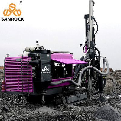 Hydraulic Borehole Drilling Rig Machine Mining Crawler DTH Drilling Rig Equipment