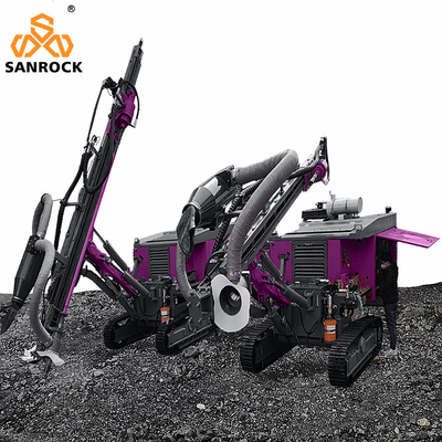 Hydraulic DTH Drilling Rig Rotary Blast Hole Deep 60m Crawler Mining Drilling Equipment