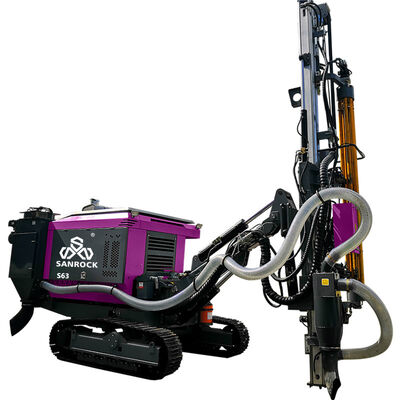 Zero Emission Drilling Rig 30m Depth Rotary Blast Hole Drilling Equipment Hydraulic Crawler DTH Drilling Rig