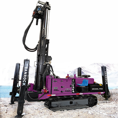 Hydraulic water well drilling machine rotary borehole 300 meters water well drilling rig