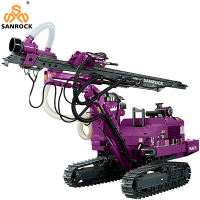 Crawler Drilling Rig Lifting Force 25KN Hydraulic DTH Drilling Rig Mining Down The Hole Drilling Machine
