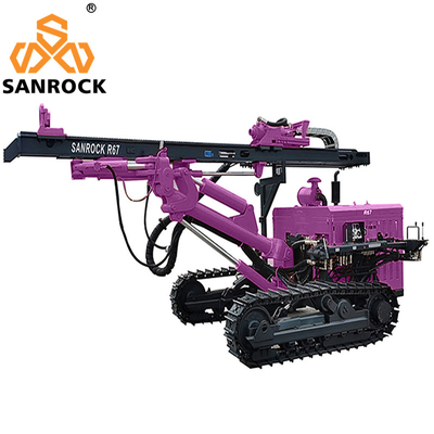Mining DTH Drilling Rig 30m Borehole Crawler Drilling Machine Hydraulic Down The Hole Drill Rig