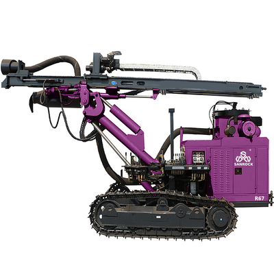Mining DTH Drilling Rig 30m Borehole Crawler Drilling Machine Hydraulic Down The Hole Drill Rig