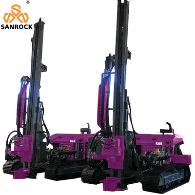 Solar Pile Driver Machine Hydraulic Rotary Pile Driving Equipment Screw Pile Driver