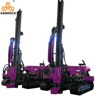 Pile Driver machine photovoltaic engineering construction crawler hydraulic drilling rig