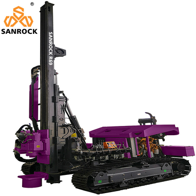 Borehole drilling machine 300mm diameter mining hydraulic crawler drilling rig