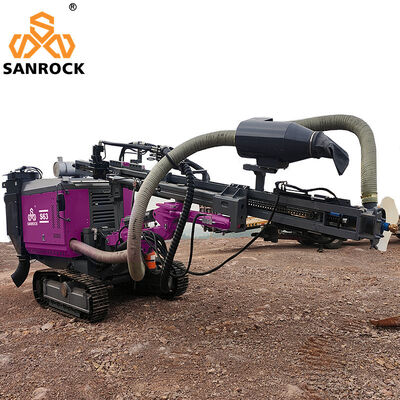 Zero Emission Drilling Rig 30m Depth Rotary Blast Hole Drilling Equipment Hydraulic Crawler DTH Drilling Rig
