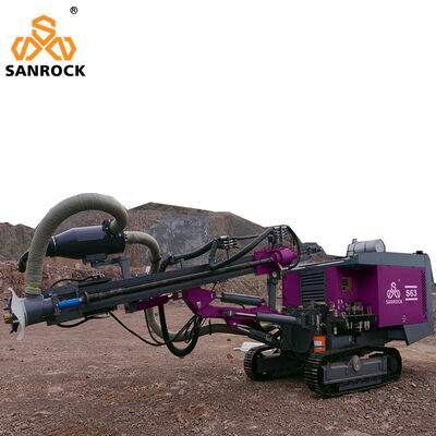 Zero Emission Drilling Rig 30m Depth Rotary Blast Hole Drilling Equipment Hydraulic Crawler DTH Drilling Rig
