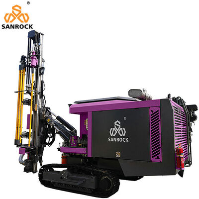 Surface Blast Hole Drilling Machine With Dust Collection System Mining Hydraulic Diesel DTH Drilling Rig