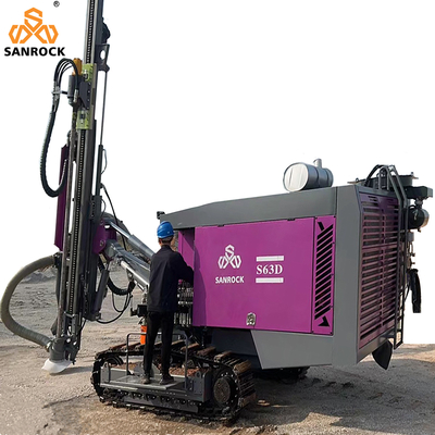 Crawler Integrated Drilling Equipment 206KW Diesel Hydraulic Mining Rotary DTH Drilling Rig