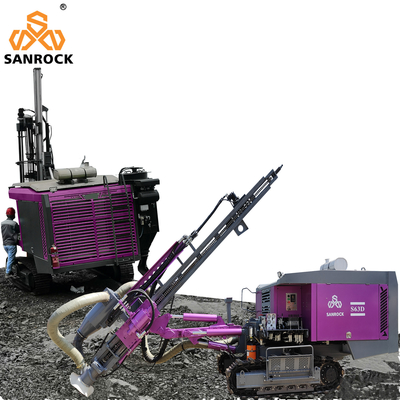 Rotary Borehole Integrated Drilling Equipment Hydraulic Crawler Mining DTH Drilling Rig