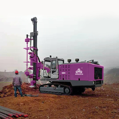 Integrated DTH Drilling Rig 162kw Diesel Engine Mining Machinery Hydraulic Drilling Rig