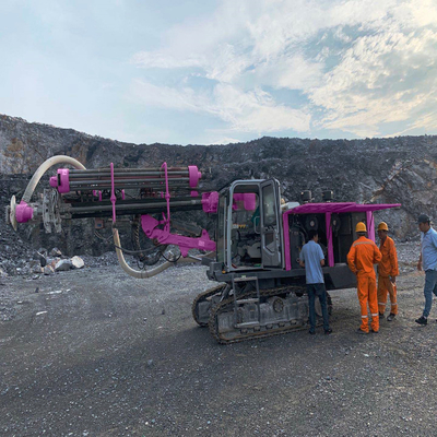 Mining DTH Drilling Rig Hard Rock Borehole Integrated Hydraulic Crawler Drilling Rig