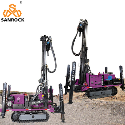 Portable Water Well Drilling Rigs Hydraulic Bore hole 260m Deep Well Drilling Equipment