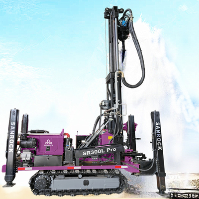 Crawler Water Borehole Drilling Equipment 200Meters Deep Water Well Drilling Rigs