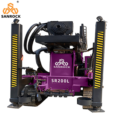 73KW Diesel Engine Water Well Drilling Machine Hydraulic Borehole Water Well Drill Rig