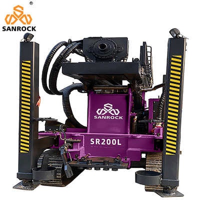 Lifting Force 15T Crawler Water Well Drilling Rig Hydraulic Borehole Drilling Machine with Yuchai Engine