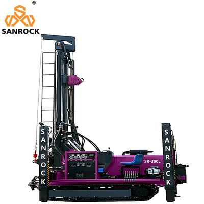 Portable Water Well Rig Borehole 300m High efficiency Water Well Drilling Machines