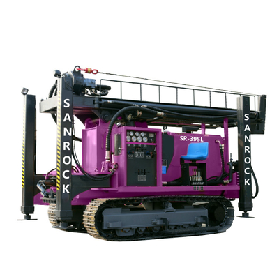Mobile Water Well Drilling Machine Hydraulic Bore hole 400m Deep Water Well Drilling Rig