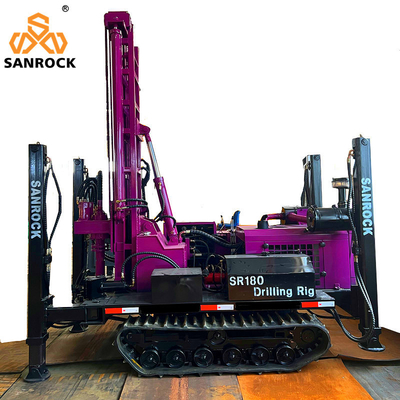 Travelling Speed 2.5km/h Multifunctional Water Well Drill Rig Hydraulic Drilling Machine