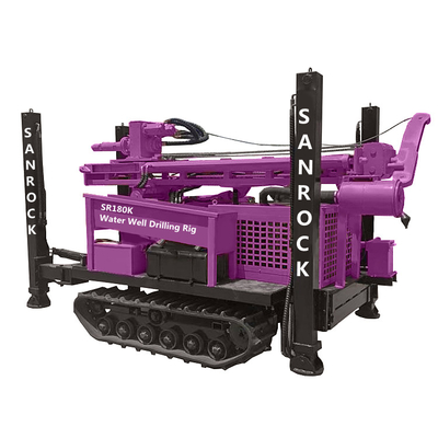 Travelling Speed 2.5km/h Multifunctional Water Well Drill Rig Hydraulic Drilling Machine